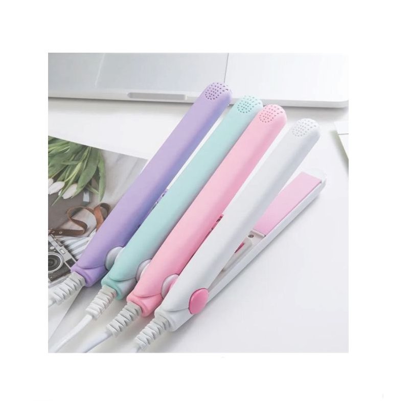 MINI PLANCHA PARA CABELLO, PORTATIL, 110V CONEXION NORMAL, CERAMICA