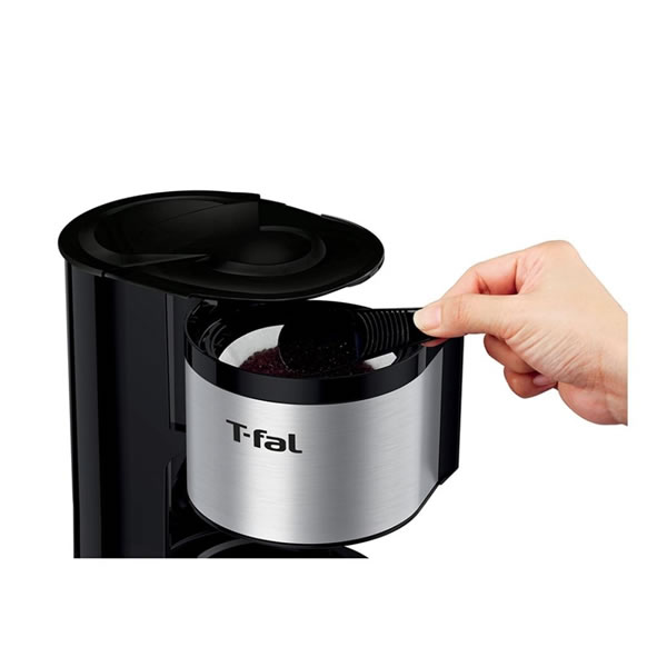 Cafetera Para 6 Tazas Con Filtro Permanente T-fal CM321DMX - Negro