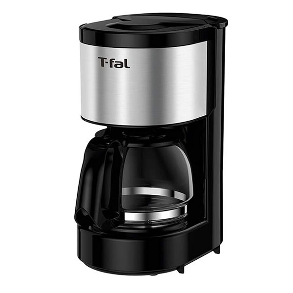 Cafetera Para 6 Tazas Con Filtro Permanente T-fal CM321DMX - Negro