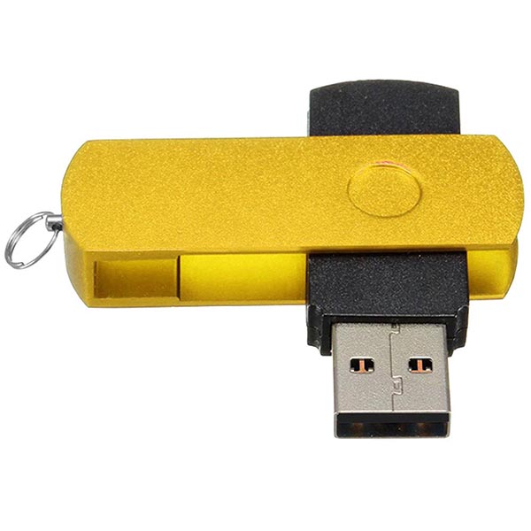 Memorias Usb 16gb Kit 3pz Giratoria De Plástico Ld104 Daltech
