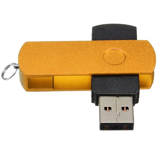 Memorias Usb 16gb Kit 3pz Giratoria De Plástico Ld104 Daltech