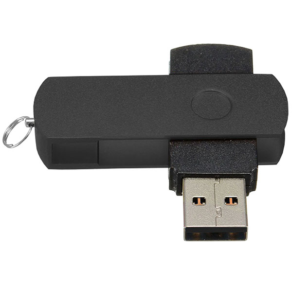 Memorias Usb 16gb Kit 3pz Giratoria De Plástico Ld104 Daltech