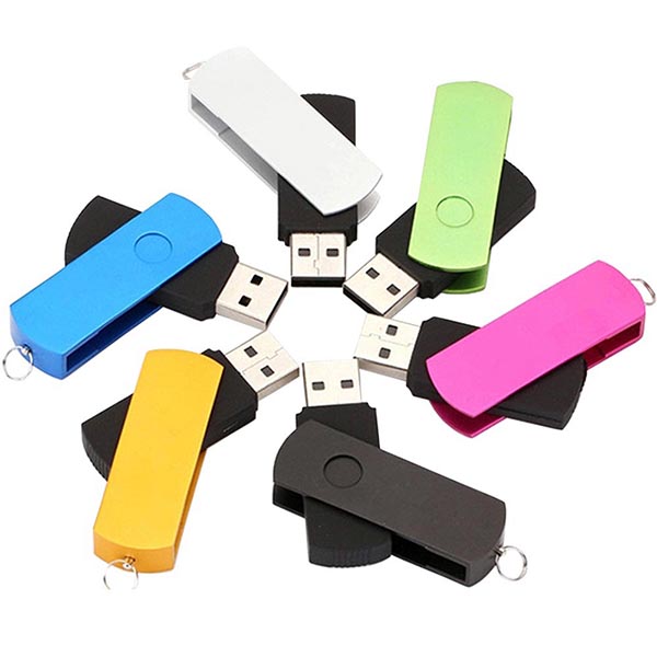 Memorias Usb 16gb Kit 3pz Giratoria De Plástico Ld104 Daltech