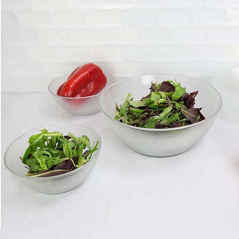 Juego de 5 bowls de vidrio