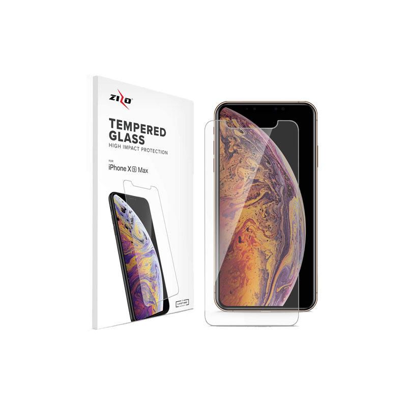 Mica iPhone 11 Pro Max y iPhone XS Max Cristal Templado Transparente Zizo