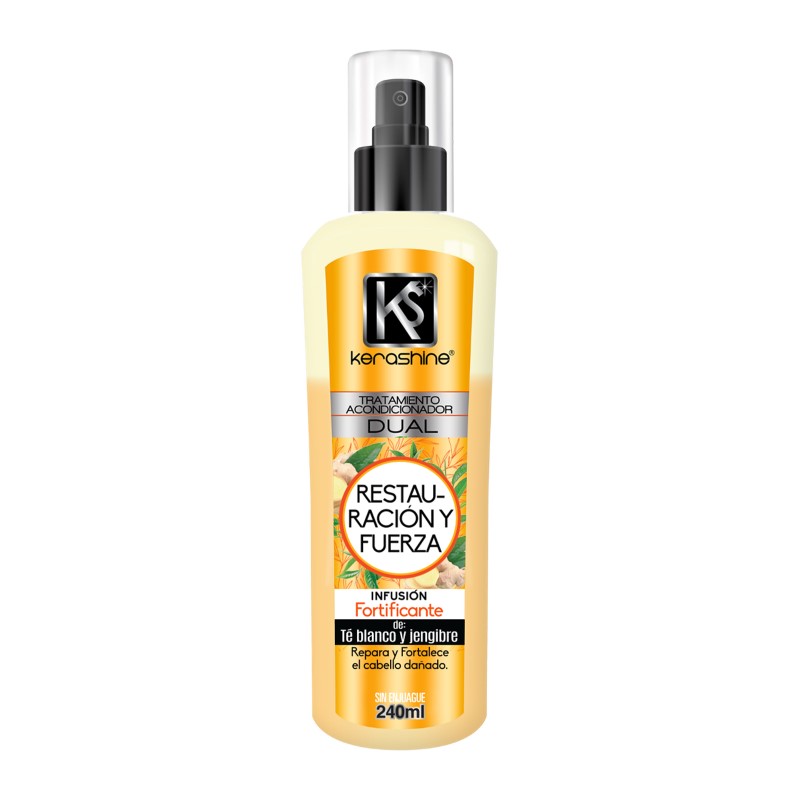 KeraShine Tratamiento Acondicionador Dual Restauración y Fuerza 240 ml
