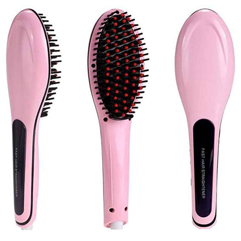 Cepillo Alisador De Cabello Peine Electrico De Pelo, Cepillo Alisador Electrico De Pelo Con Pantalla LCD Digital