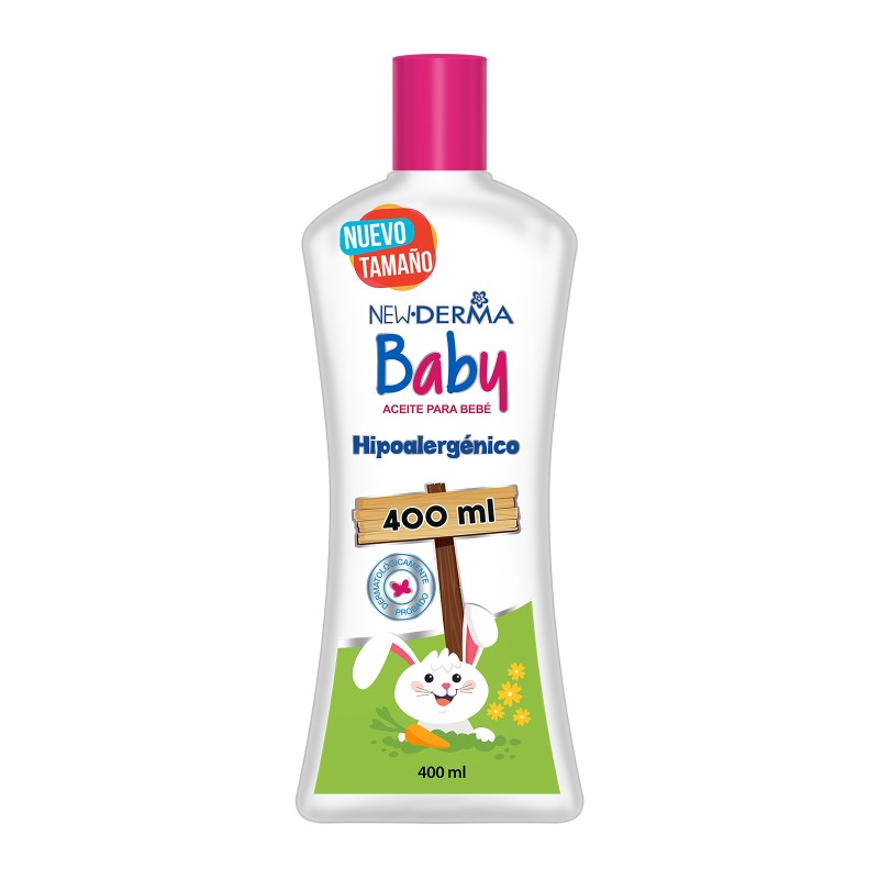 New Derma Baby Aceite para Bebe 400 ml + 130 ml