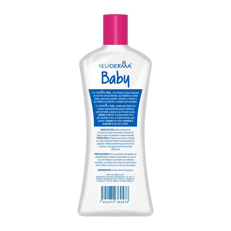 New Derma Baby Aceite para Bebe 400 ml + 130 ml