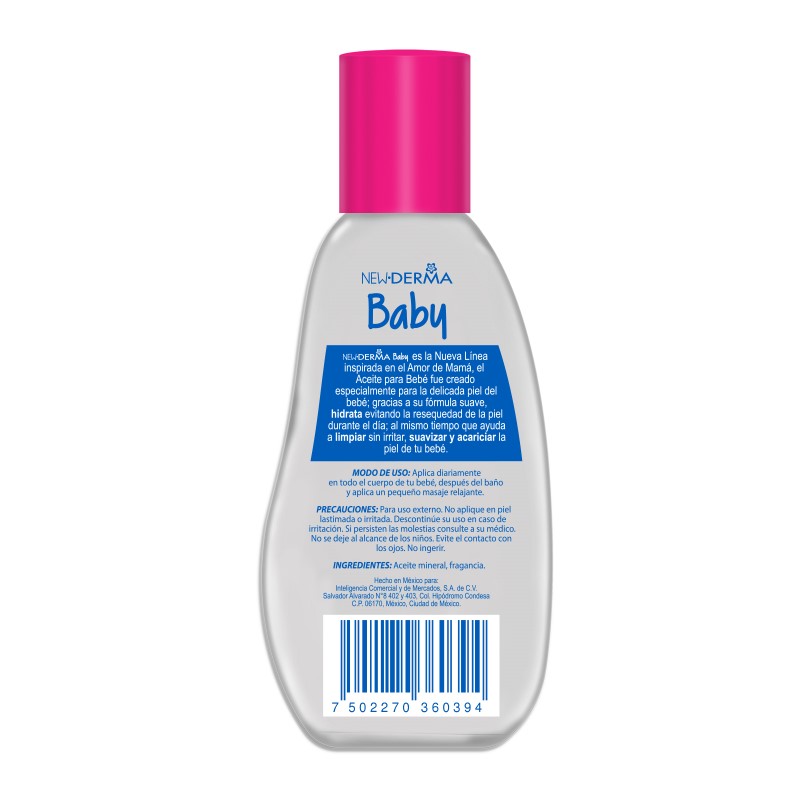New Derma Baby Aceite para Bebe 400 ml + 130 ml
