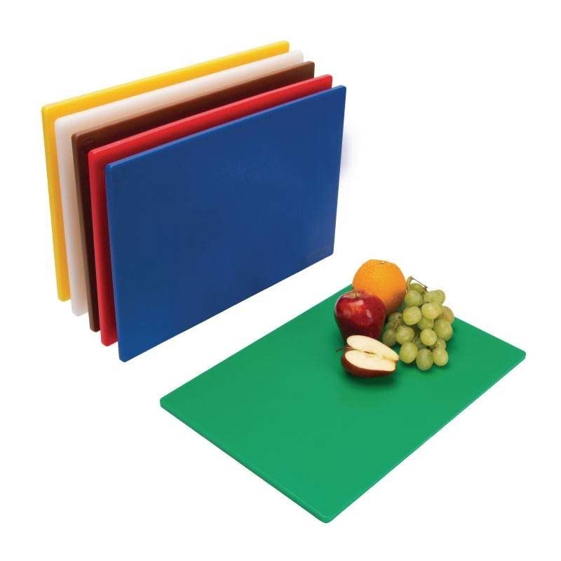 TABLA PARA PICAR CORTAR  ALIMENTOS POLIETILENO 30X45X1.25 CM. VARIOS TONOS