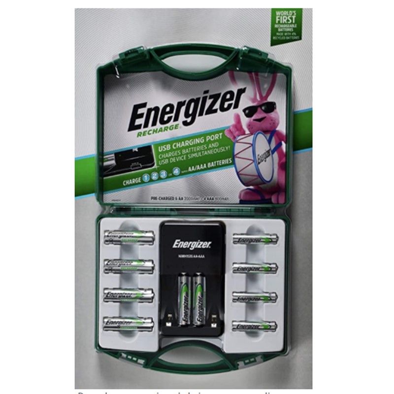 6 pilas AA y 4 AAA recargables Energizer 1447989 - CST