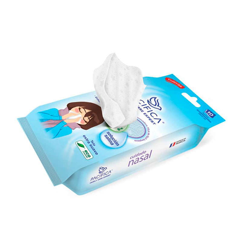Toallitas Húmedas Pacifica Cuidado Nasal 10 Toallitas 