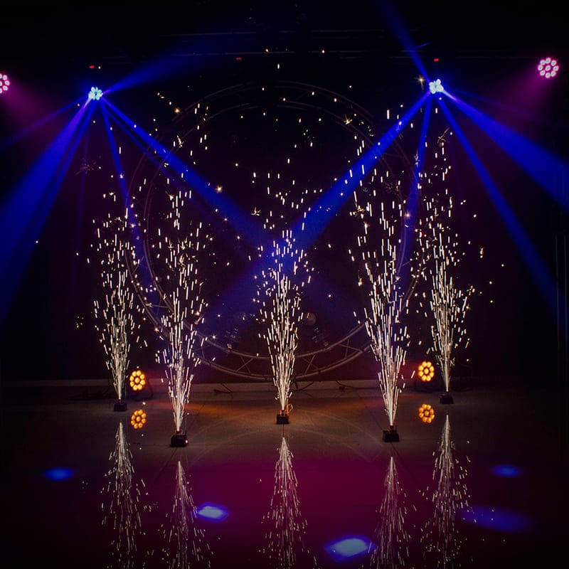 Set De 4 Detonadores Chisperos Inalambricos - Pyro 4 - Omega Steelpro.