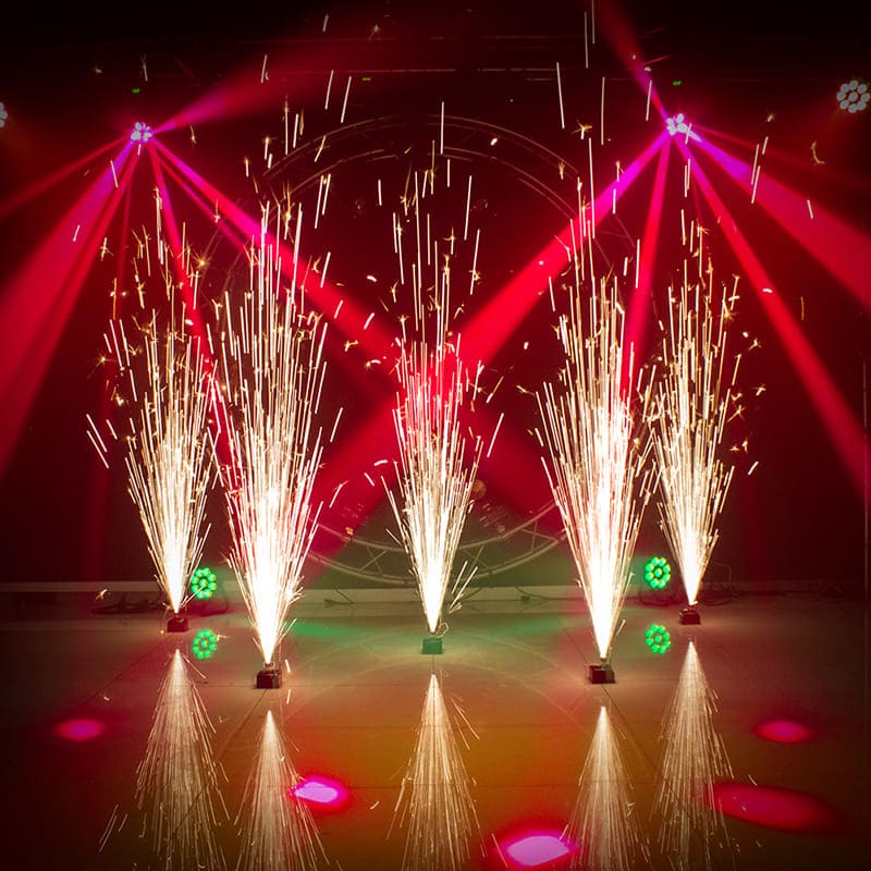 Set De 4 Detonadores Chisperos Inalambricos - Pyro 4 - Omega Steelpro.