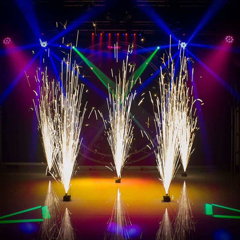 Set De 4 Detonadores Chisperos Inalambricos - Pyro 4 - Omega Steelpro.