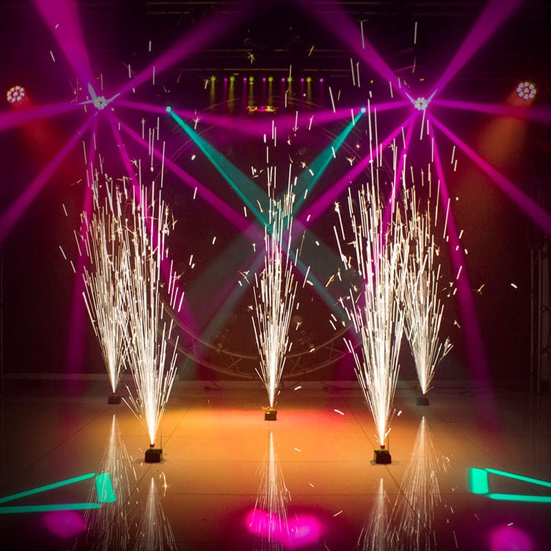 Set De 4 Detonadores Chisperos Inalambricos - Pyro 4 - Omega Steelpro.