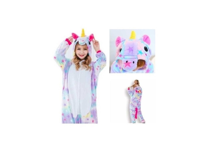 Niñas Pijama Mameluco Unicornio Arcoiris Todas Las Tallas