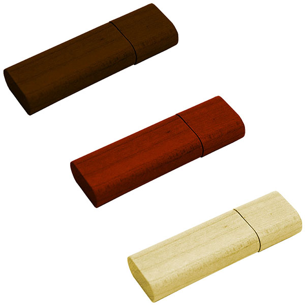 Memoria Usb 16GB Kit 3pzs de Madera Ecológica Modelo Ld181 Daltech
