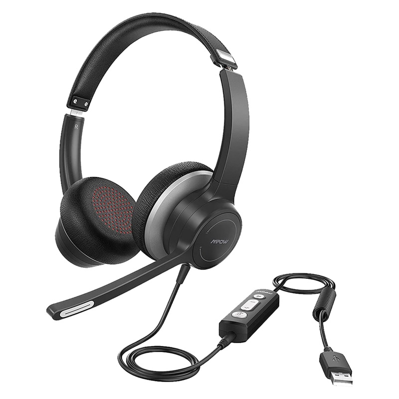Audífonos Diadema con Cable para Homeoffice MPOW HC6
