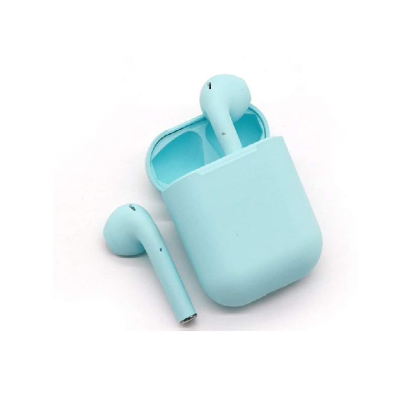 AUDIFONOS MANOS LIBRES BLUETOOTH  TWS INPODS 12 RECARGABLES AZUL