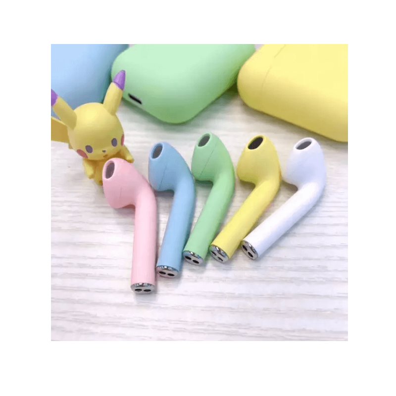 AUDIFONOS MANOS LIBRES BLUETOOTH  TWS INPODS 12 RECARGABLES AZUL