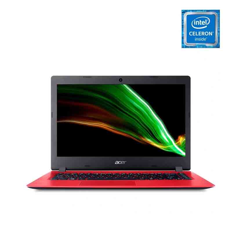 LAPTOP ACER INTEL CELERON N4020 64GB RAM 4GB DDR4 COLOR ROJO