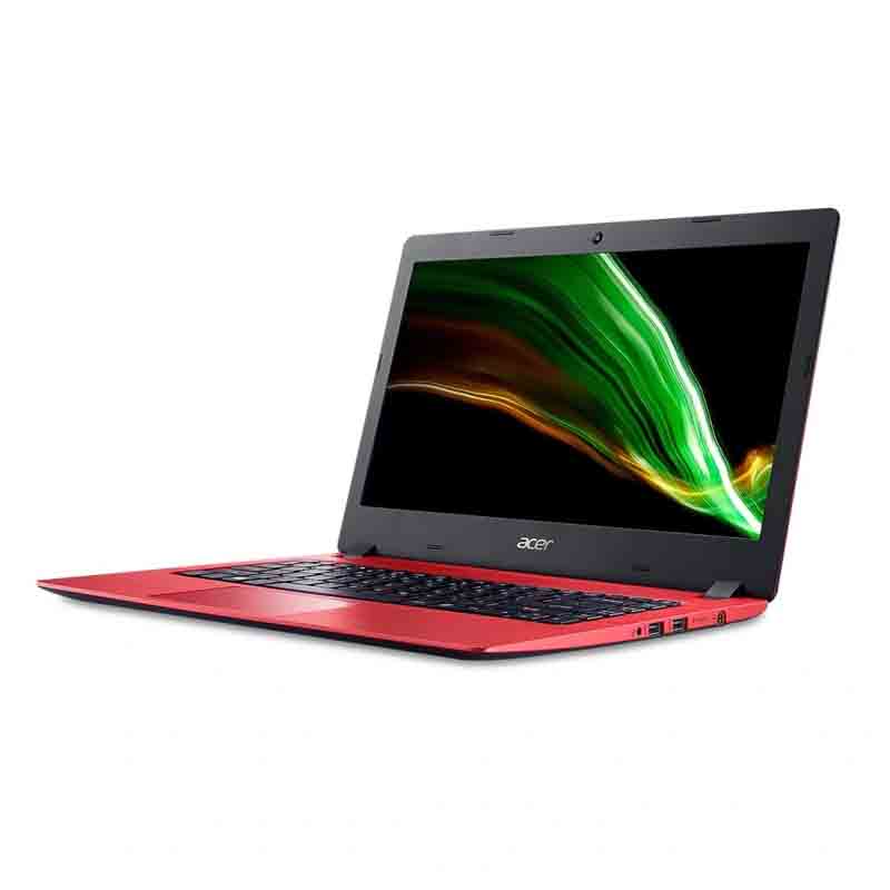 LAPTOP ACER INTEL CELERON N4020 64GB RAM 4GB DDR4 COLOR ROJO ASPIRE 1 A114-32-C896