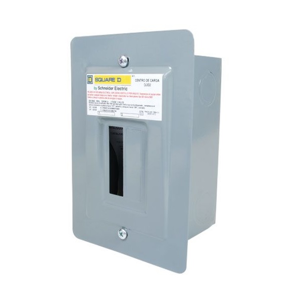 CENTRO DE CARGA SQUARE D DE 1 PASTILLAS