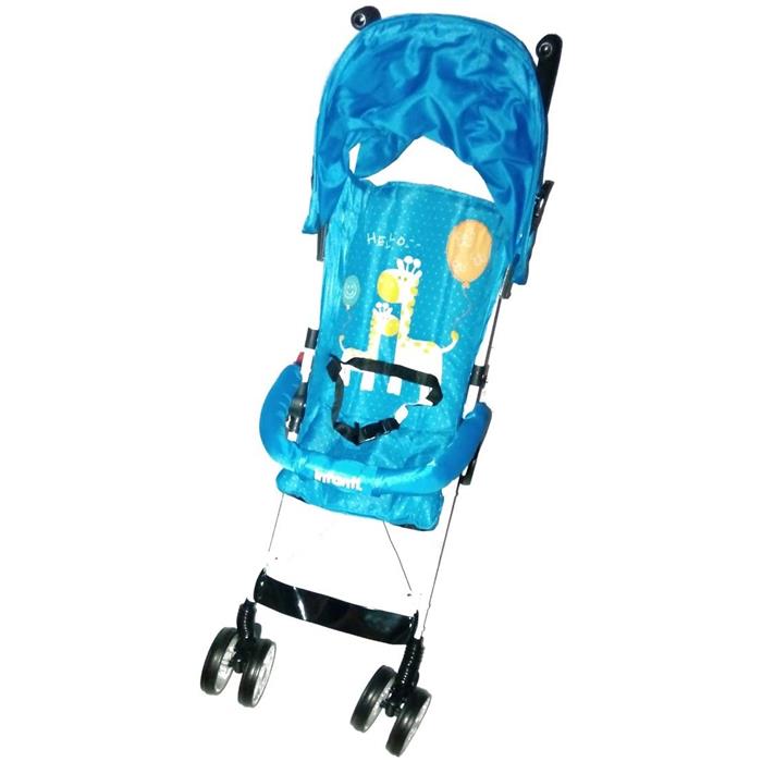 Carriola De Bastón Skit Giraffe Azul Infanti