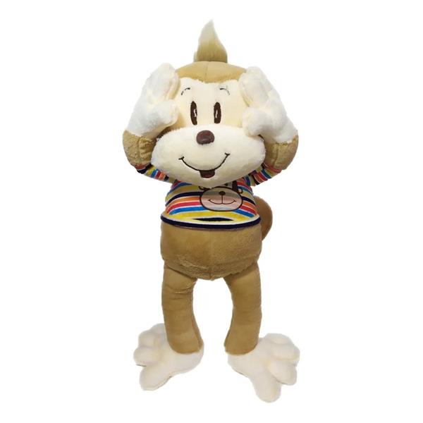 Lindo Chango De Peluche Arcoiris 65 Cm Altura