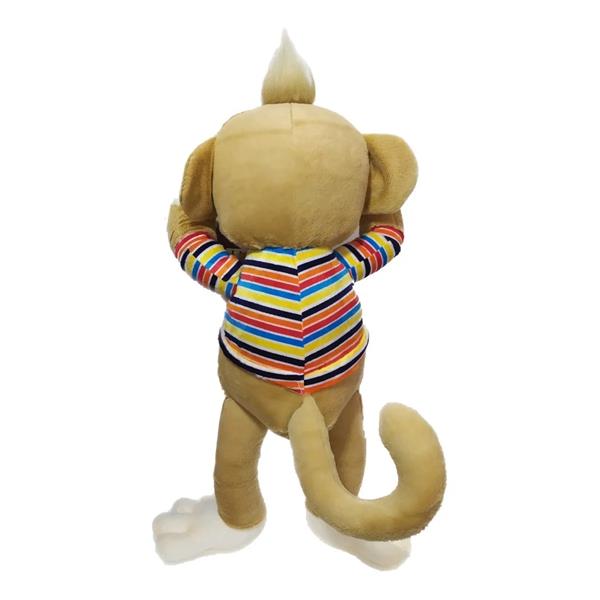 Lindo Chango De Peluche Arcoiris 65 Cm Altura