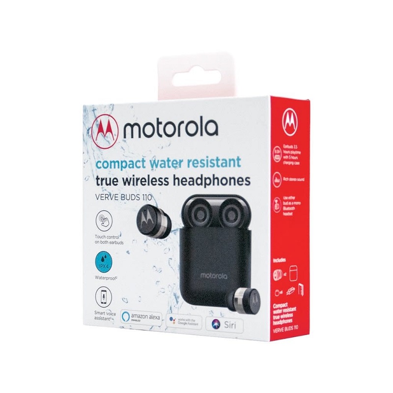 Audífonos inalámbricos motorola 2025 verve buds 110 black