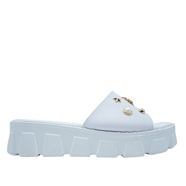 BUMSHICK Sandalias de plataforma de metedera Cómodas Mujer, acogedora con Puntera Abierta, para Interiores y Exteriores, Piel sintético y polipiel, calidad, cómoda y Transpirable