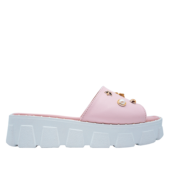 BUMSHICK Sandalias de plataforma de metedera Cómodas Mujer, acogedora con Puntera Abierta, para Interiores y Exteriores, Piel sintético y polipiel, calidad, cómoda y Transpirable