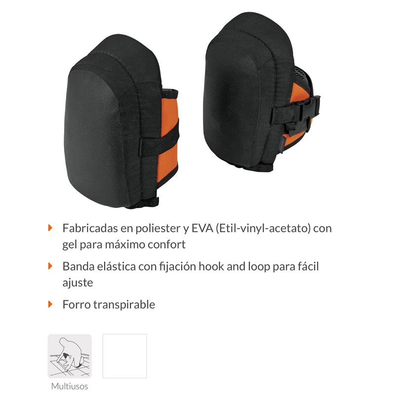 Rodilleras ligeras de neopreno MECANICO -AUTOMOTRIZ MULTI USOS TRUPER
