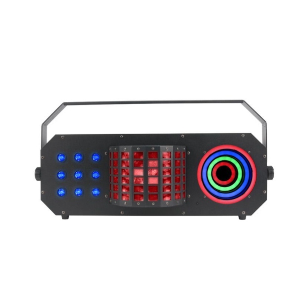 ADJ EFECTO LUZ BOOM BOX FX3 3 EN 1 MINI-DEKKER, 3 X 3 MATRIX LED