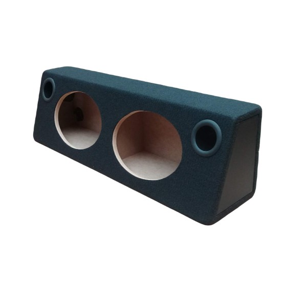 cajon doble para bocinas de 6x9" con salida de aire de 2"