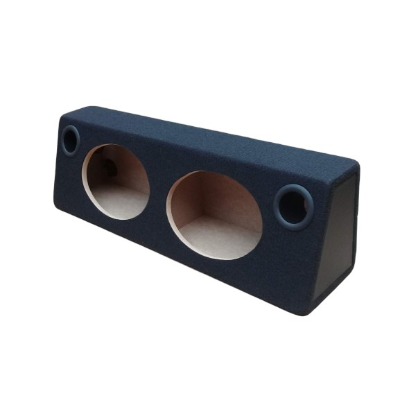 cajon doble para bocinas de 6x9" con salida de aire de 2"