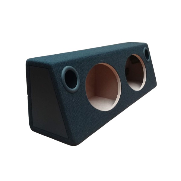 cajon doble para bocinas de 6x9" con salida de aire de 2"