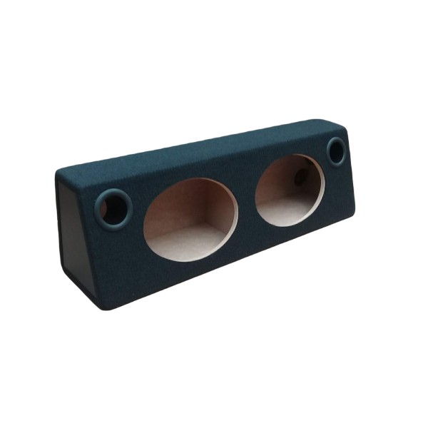 cajon doble para bocinas de 6x9" con salida de aire de 2"