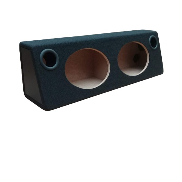 cajon doble para bocinas de 6x9" con salida de aire de 2"