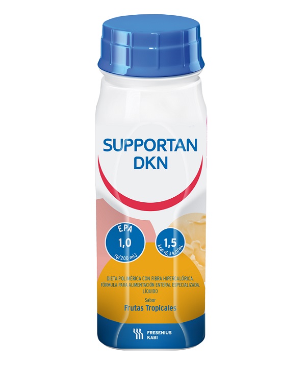 Supportan Dkn Caja con 24 pzas, sabor frutas tropicales