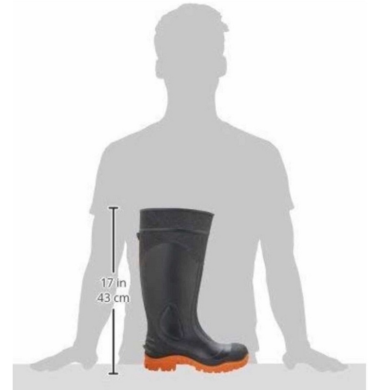 BOTAS PARA AGUA IMPERMEABLES INDUSTRIALES DE PVC NEGRAS  PARA LIMPIEZA-JARDINERIA -POLLERIA-CARNICERIA  TRUPER 