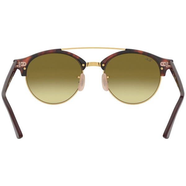 Lentes Ray-Ban Clubround Double Bridge Carey, RB4346 990/7O Dorado; Rosa