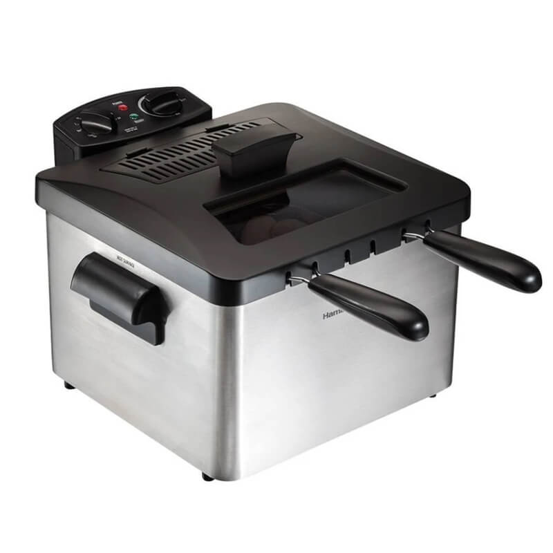 Freidora 3 Canastas Acero Inoxidable 2.8 Litros