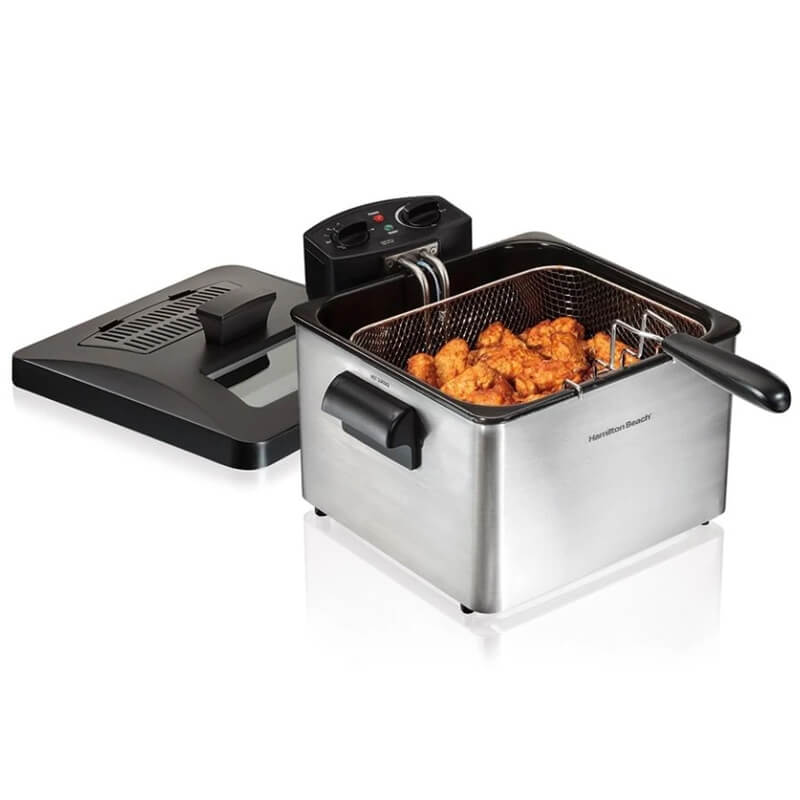 Freidora 3 Canastas Acero Inoxidable 2.8 Litros