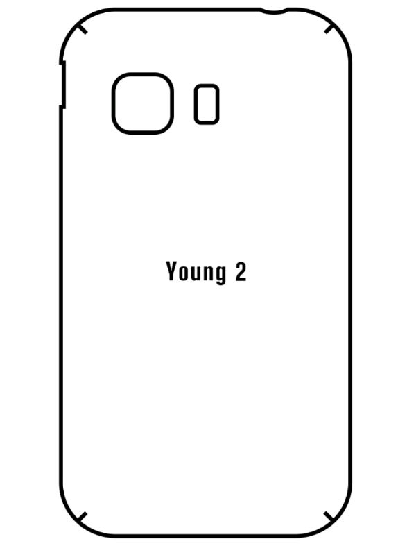 Jeco 99F Protector de Pantalla de Hidrogel Premium Para Samsung Young 2