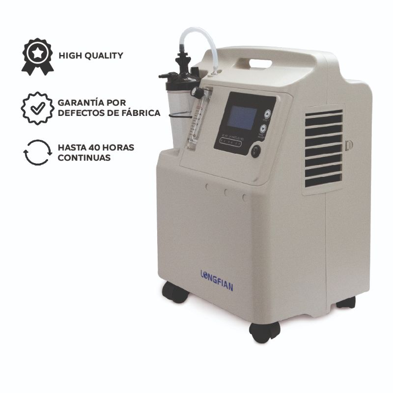 Concentrador de Oxígeno 1-5 litros 24-7 con certificado COFEPRIS .