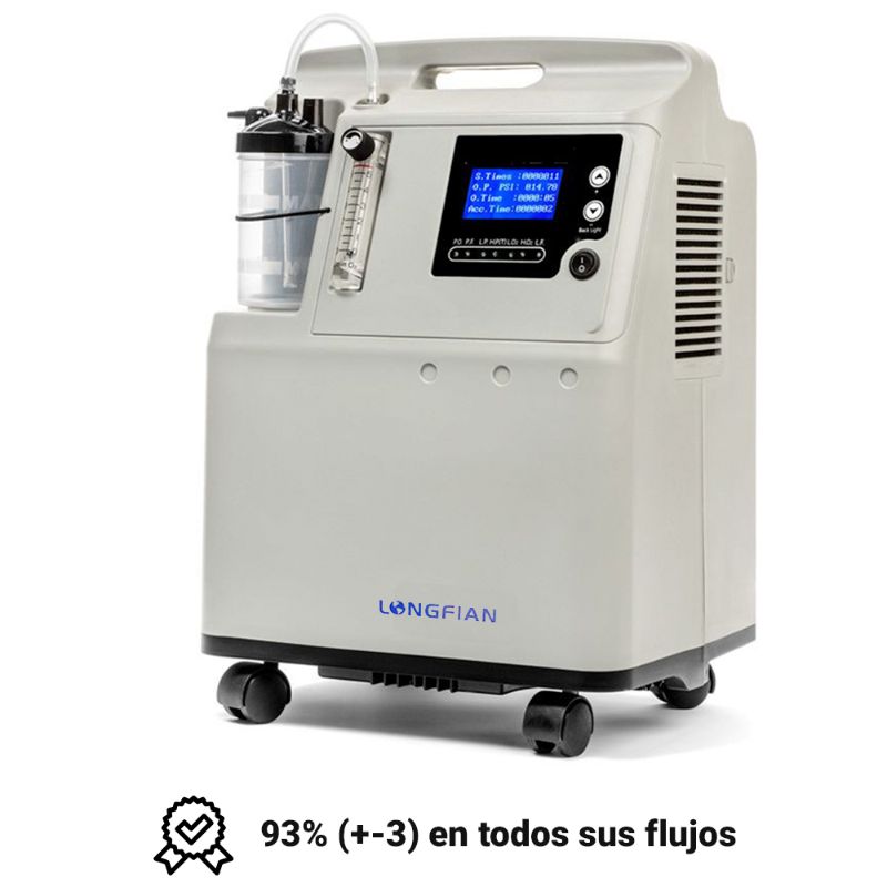 Concentrador de Oxígeno 1-5 litros 24-7 con certificado COFEPRIS .